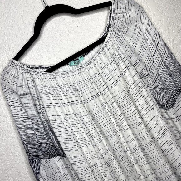 KARLIE Striped Ombre Women's Dress - Picture 2 of 9